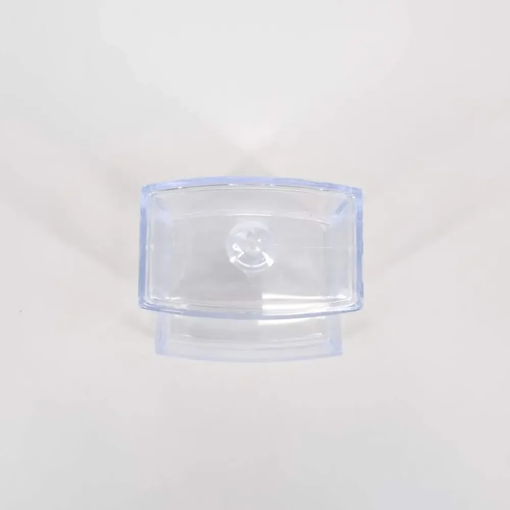 Clear Transparent See Through Acrylic Cotton Swab Dispenser Q Tip Storage Box